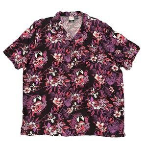 Marvel Venom Shirt Mens XXL 2XL Hawaiian Short Sleeve Button Up  Print Pocket